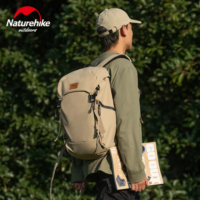 

Naturehike 20LCamping Backpack Fashion Woman/Man Leisure Large Capacity Multiple Pockets Knapsack Free Give Rain Cover-B01