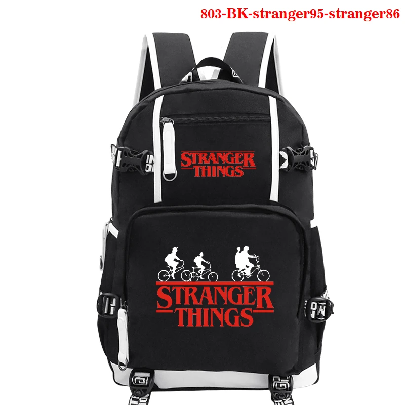 

Fashion Backpack Movie season 4Backpack Student Schoolbag Women Letters Print Boys Girls Mochila Back To School Backpack Women