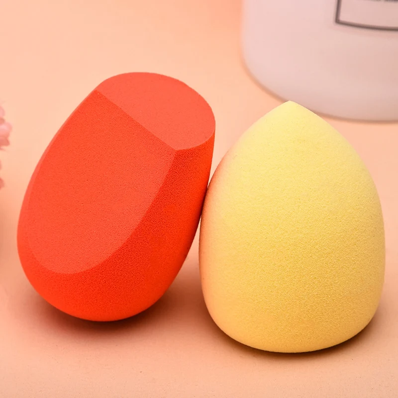 Гидрофильная полиуретановая водная капелька скошенная пуф для макияжа сухая
