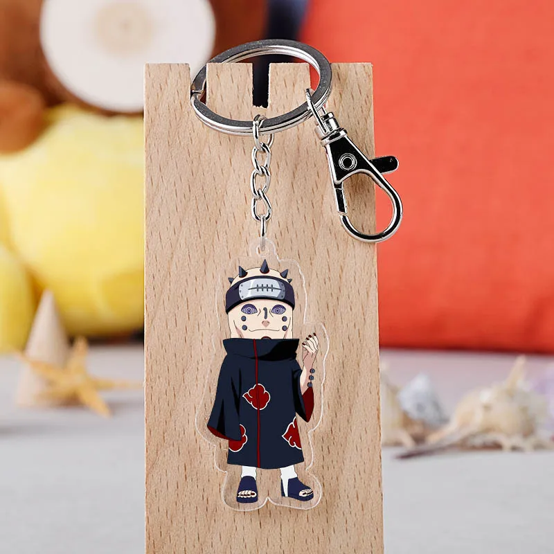 Модель Куклы ниндзя Саске Сакура Какаси акриловый брелок Akatsuki Pain Konan Zetsu Itachi