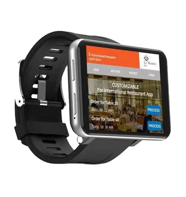 

Big Screen 2.8 Inch Android 7.1 4G DM100 Smart Watch 3GB RAM+32GB ROM WIFI GPS Men Gaming Smartwatch With Camera