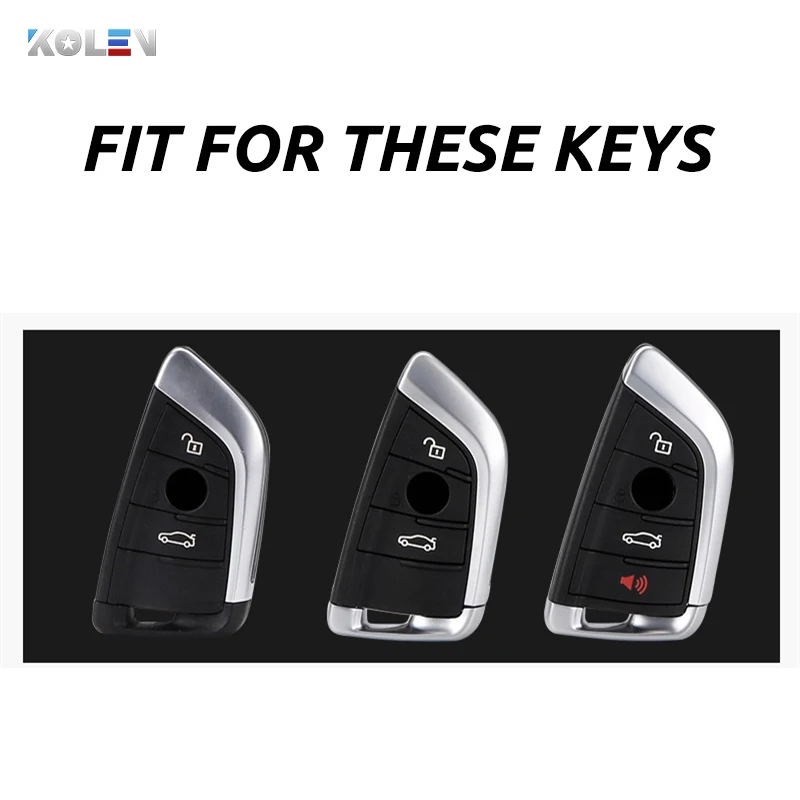 

Car Remote Key Case Cover Soft TPU Holder Shell For BMW X1 X3 X5 X6 1 2 5 7 Series F10 F30 F15 F16 E53 E70 E39 G30 Protecor Fob