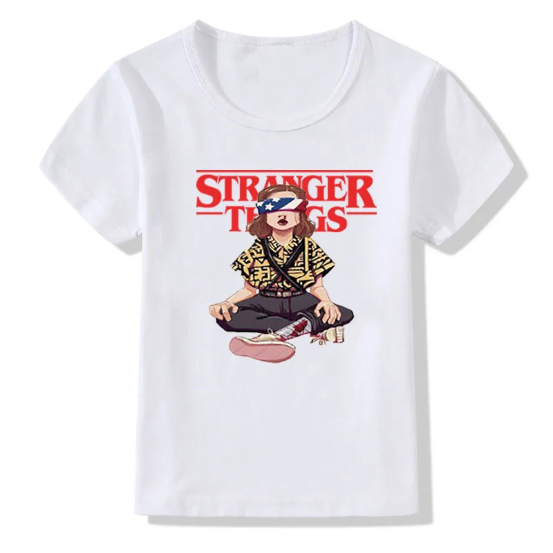 Футболка для мальчиков и девочек футболка с надписью Stranger Things Will's Message детские