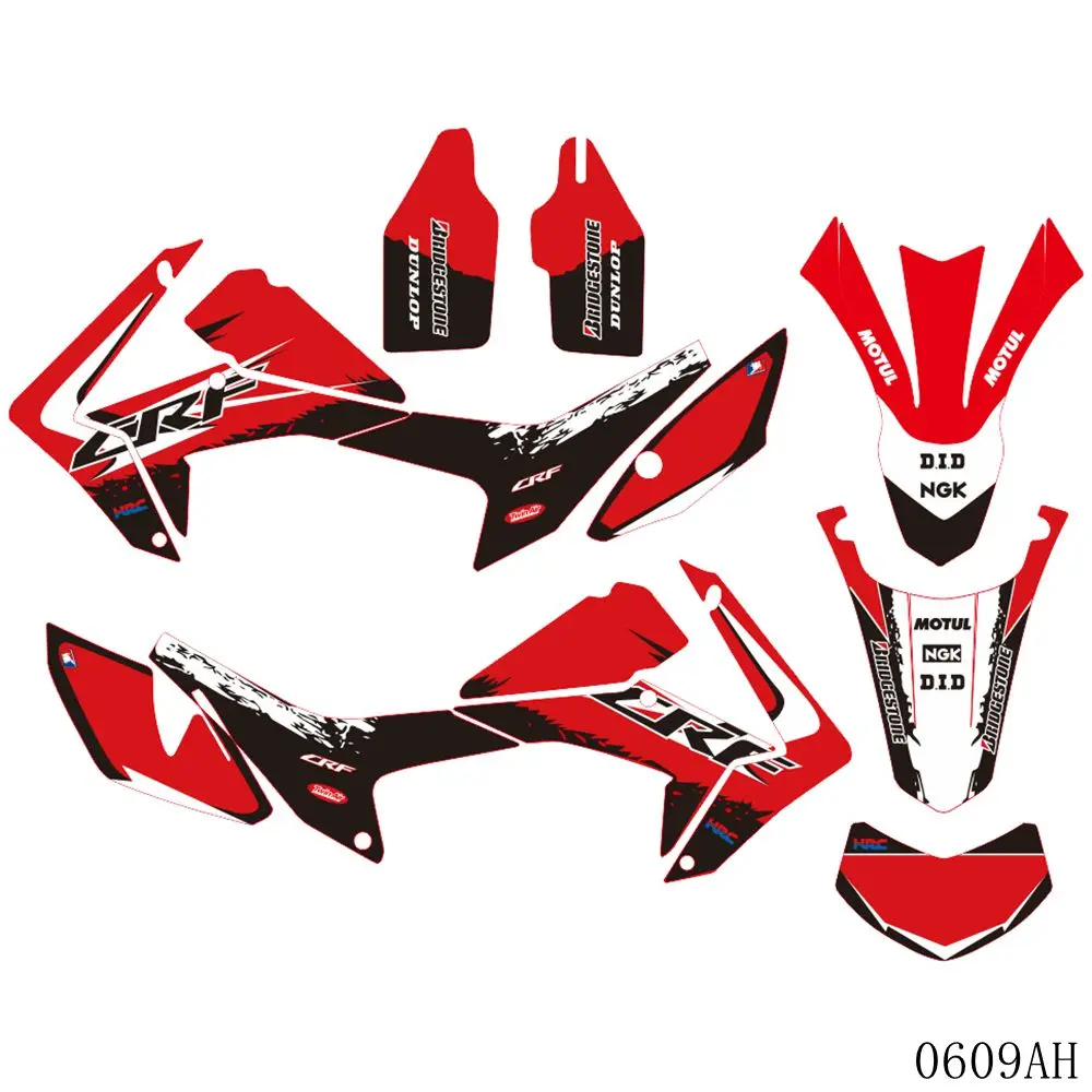 Наклейки с полной графикой наклейки на задний план мотоцикла для HONDA CRF250L CRF 250L 2012