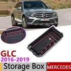 Автомобильный органайзер для Mercedes-Benz GLC X253 GLC Coupe 200 250 300 220d 250d 43 63 AMG 2016  2019 с подлокотником, ящик для хранения, аксессуары