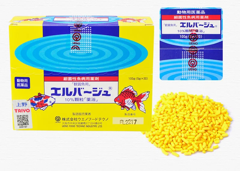 Япония желтый порошок аквариум для тропических рыбок болезнь сердца болезни