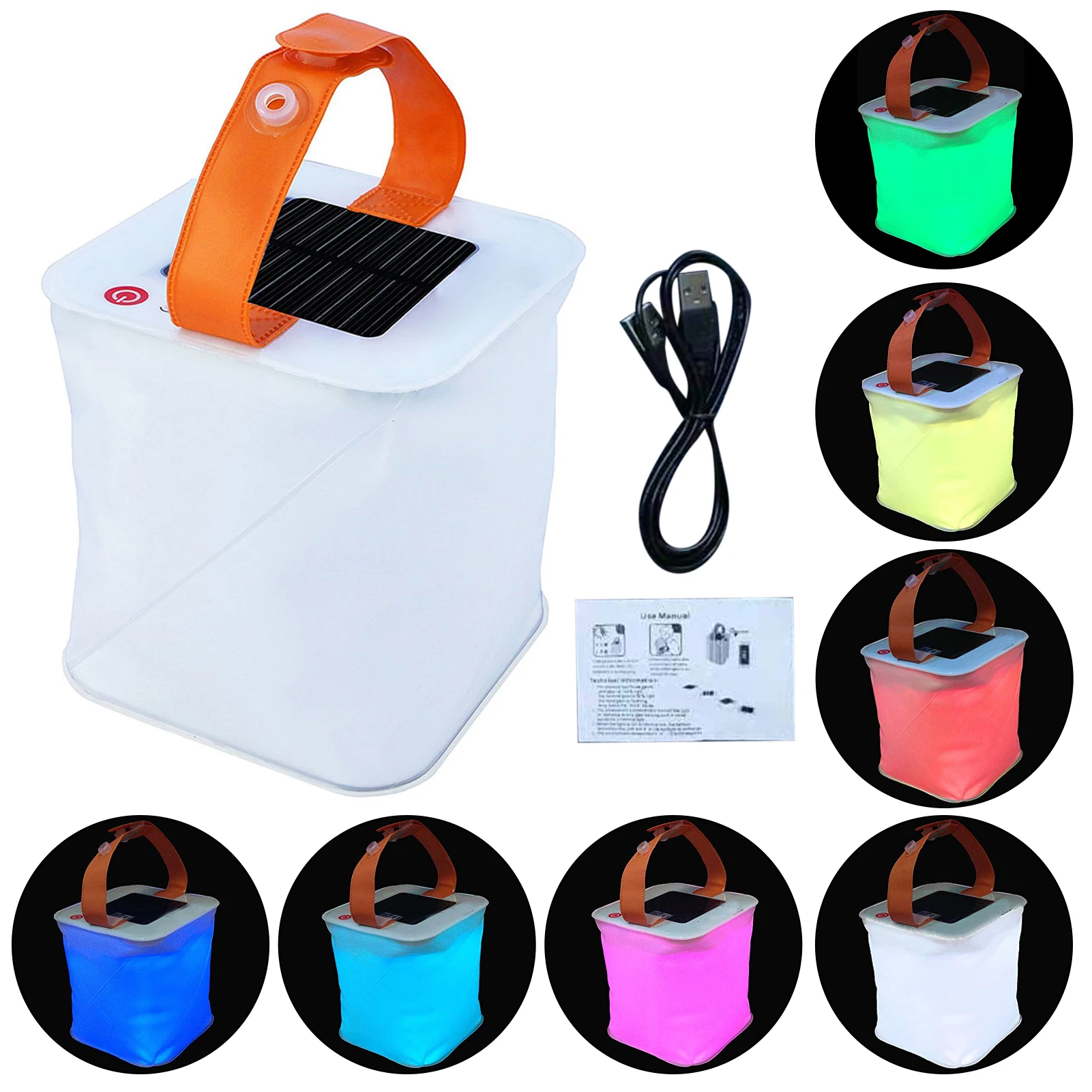 Новинка надувной Солнечный Фонари складная телескопическая удочка светильник ing