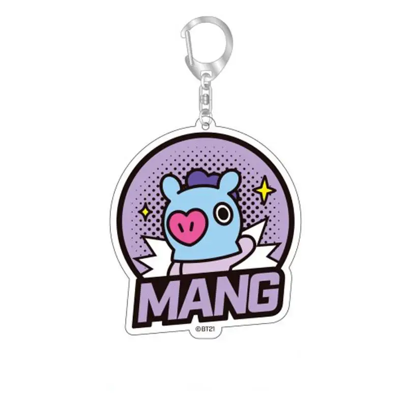 Брелок Cooky Mang Koya RJ TATA Shooky для женщин и мужчин брелок ключей с рисунком из