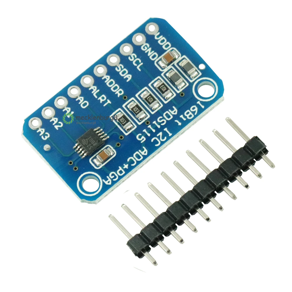 16 бит I2C ADS1115 ADC модуль ультракомпактный 16-точный 4-канальный видеорегистратор с