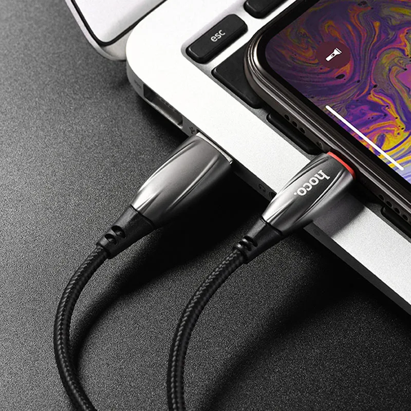 HOCO U71 22 pcs/Lots Wholesale 1.2m Nylon Durable USB Cable for iPhone Micro Samsung Charger Wire | Мобильные телефоны и
