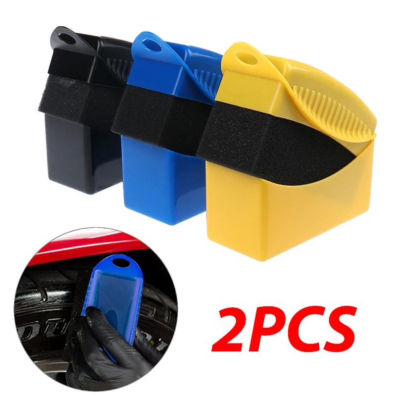 

2PCS Tire Brush Wheel Brush Car Cleaning Polishing Waxing Sponge Brush
