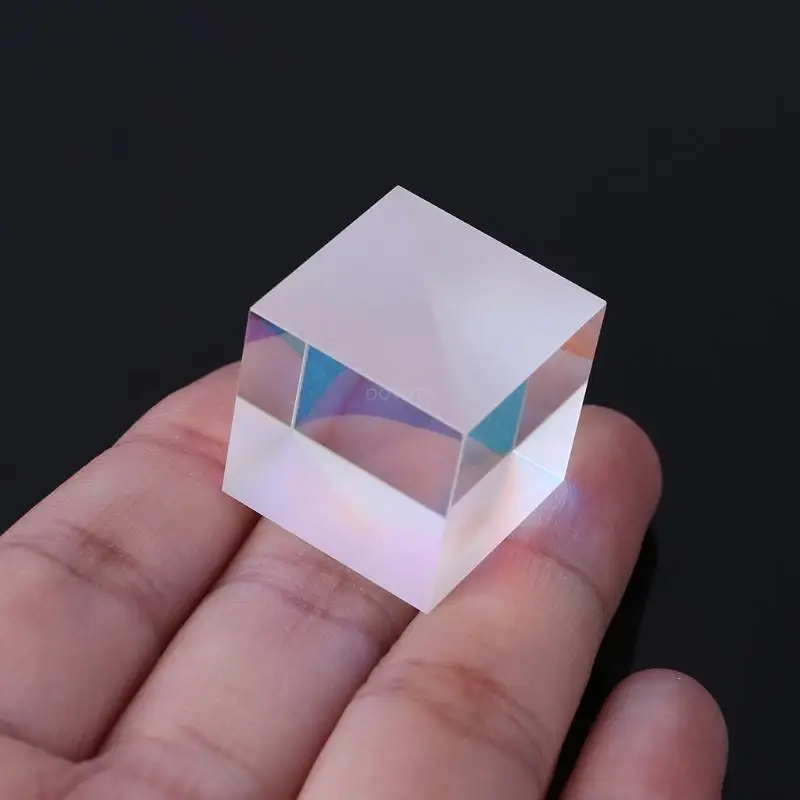 OOTDTY красочный комбайнер разделитель крест дихроический куб RGB Призма Оптическое