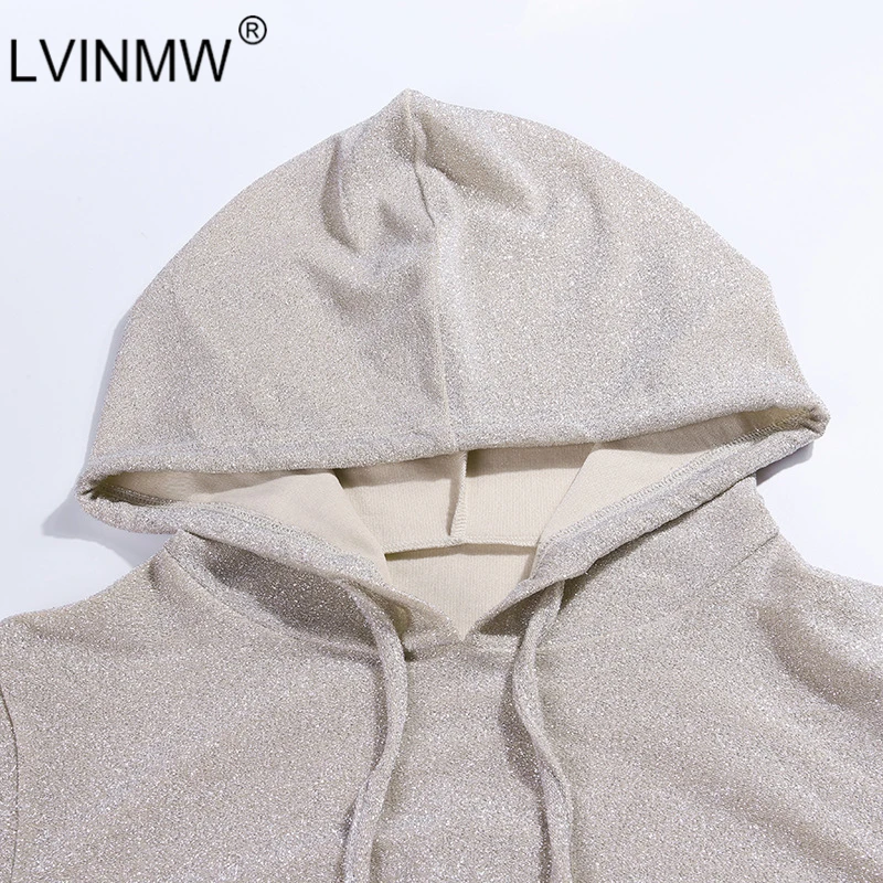 LVINMW сексуальный Золотой блестящий Светоотражающий Комплект из 2 предметов с