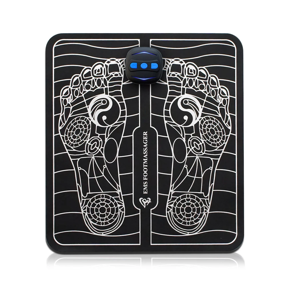

Smart EMS Sole Foot Massager Remote Control Adjustment Massage Pad Stickers Foot Circulation Stimulator Beauty Leg Instrument