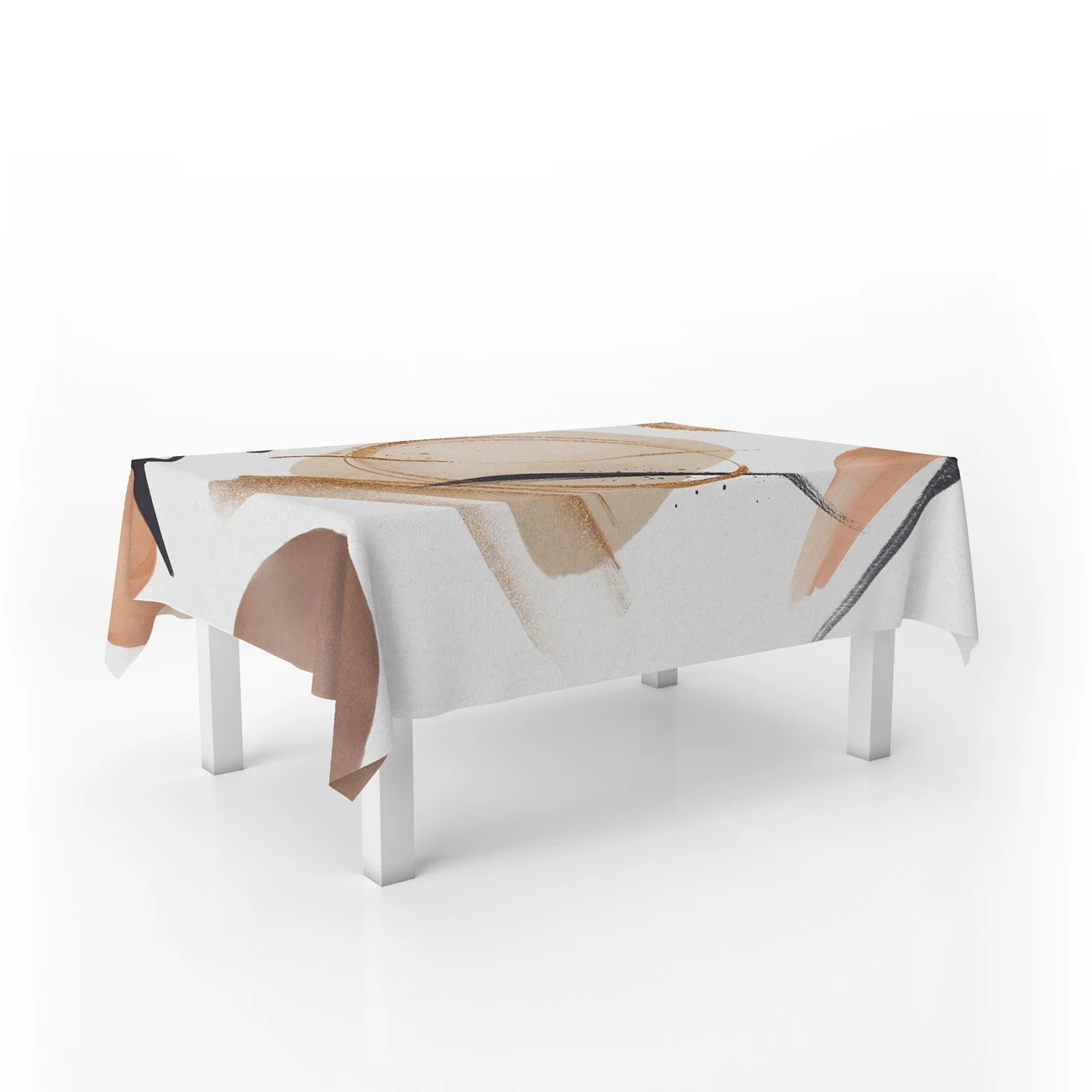 Скатерть прямоугольная в скандинавском стиле водонепроницаемая клеенка для