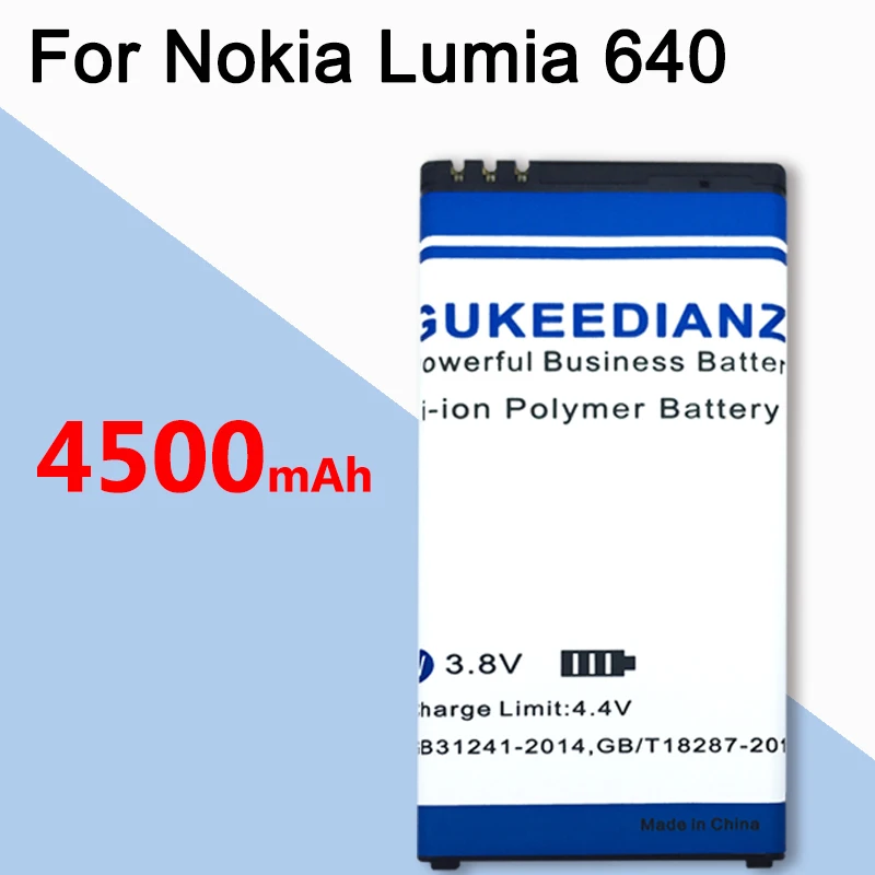 GUKEEDIANZI Мобильный телефон батарея BV T5C чехлы книжки для телефонов Microsoft Nokia Lumia 640 RM