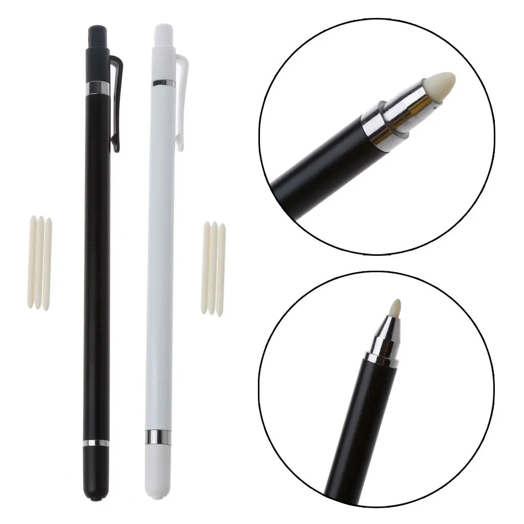 Универсальный перо для смартфона для стилуса Android IOS Dual Soft Touch Screen Capacitive Smart Phone/Tablet/Laptop on.