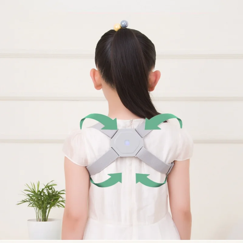 Intelligent Posture Corrector Back Trainer Clavicle Spine Shoulder Correction Smart Tips Adjustable Length Support | Красота и