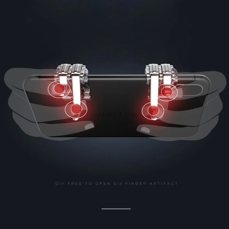 1 пара левосторонних игровых триггеров Кнопка Fire Aim ключ для Мобильный телефон