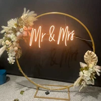 custom led mr and mrs neon light sign wedding decoration bedroom home wall decor marriage party decorative