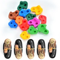 80 pcs of plastic pe climbing stones outdoor childrens play climbing stones suitable for wooden boards artificial rock wall