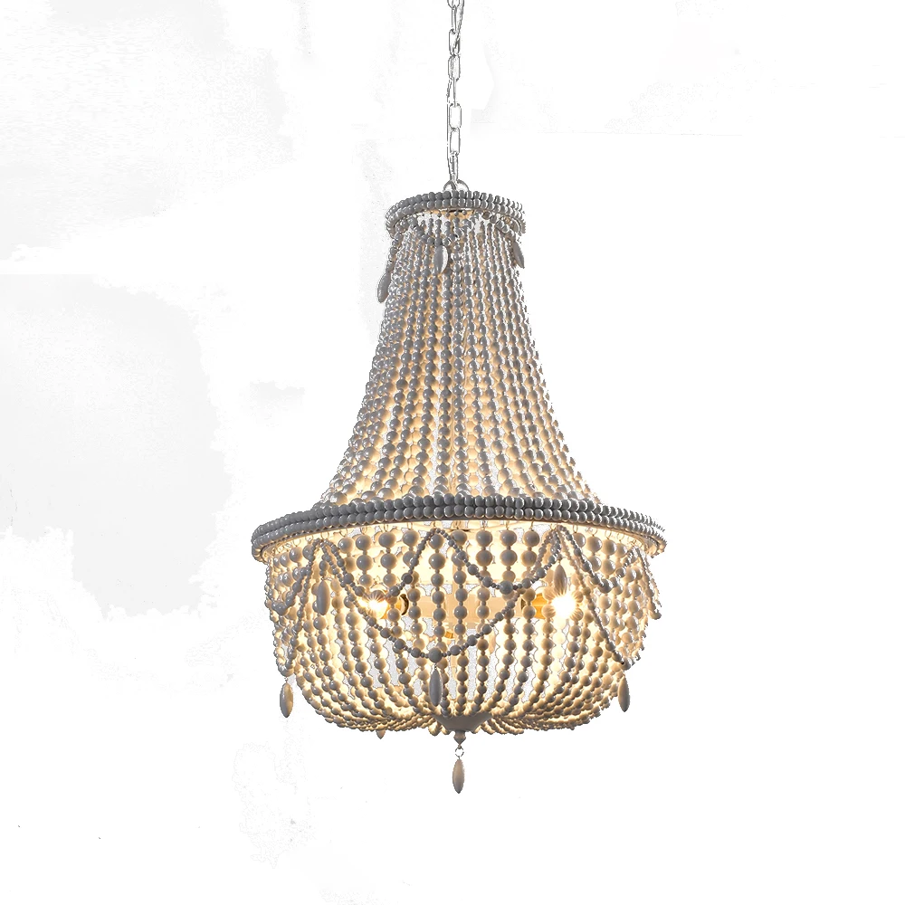 Деревянная ретро люстра umeilдостижения 3/5 светильники Подвесная лампа для