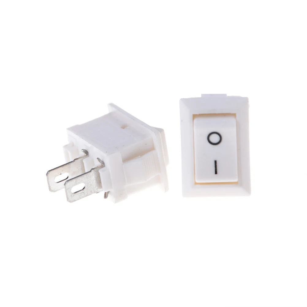 

10pcs/lot 15x10mm 2PIN SPST ON/OFF KCD11 3A/250V Car Dash Dashboard Truck RV ATV Boat Rocker Switch