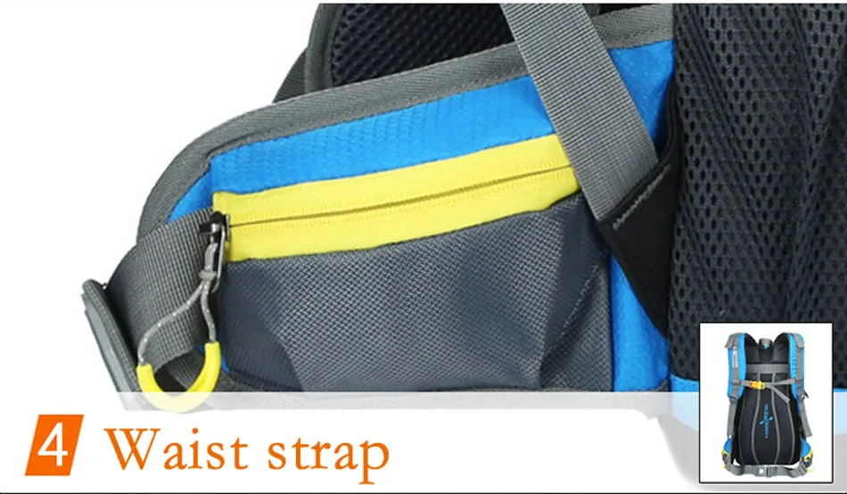 45L Men Women Climbing Travel Riding Sport Bag Water Resistant Rucksack Outdoor Camping Hiking Backpack Military Tactical Bags