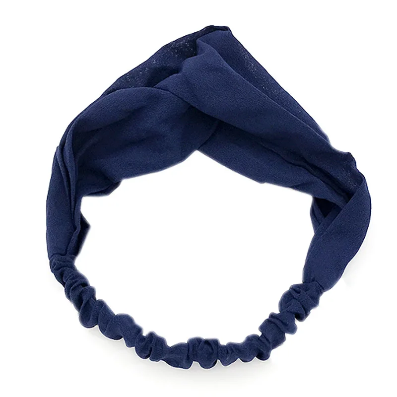Повязка для волос женская замшевая мягкая эластичная однотонная винтажная лента