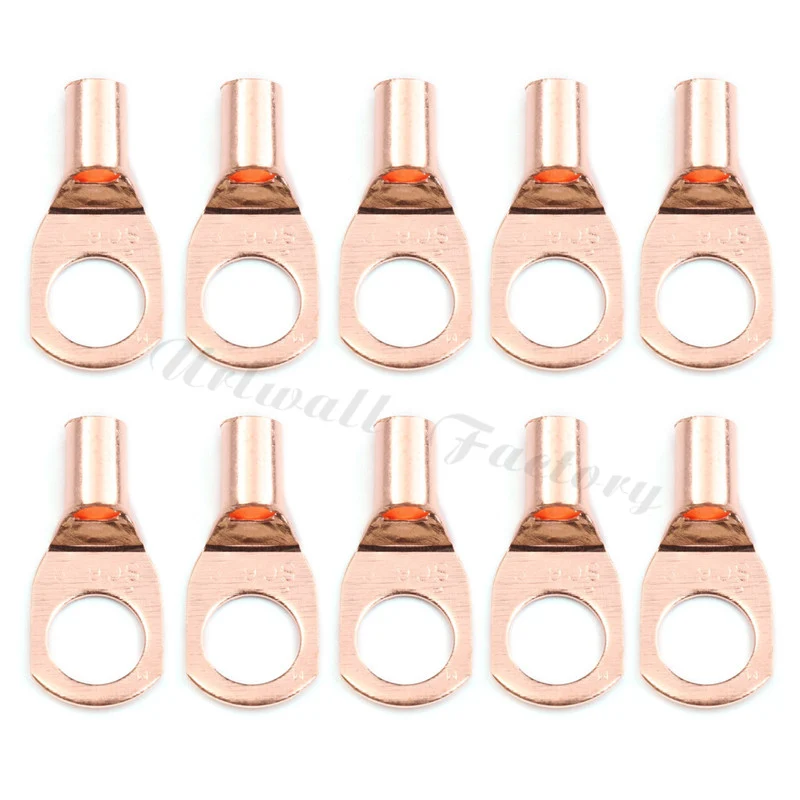 10 шт./компл. наконечники из луженой меди уплотнительное кольцо провод кабель