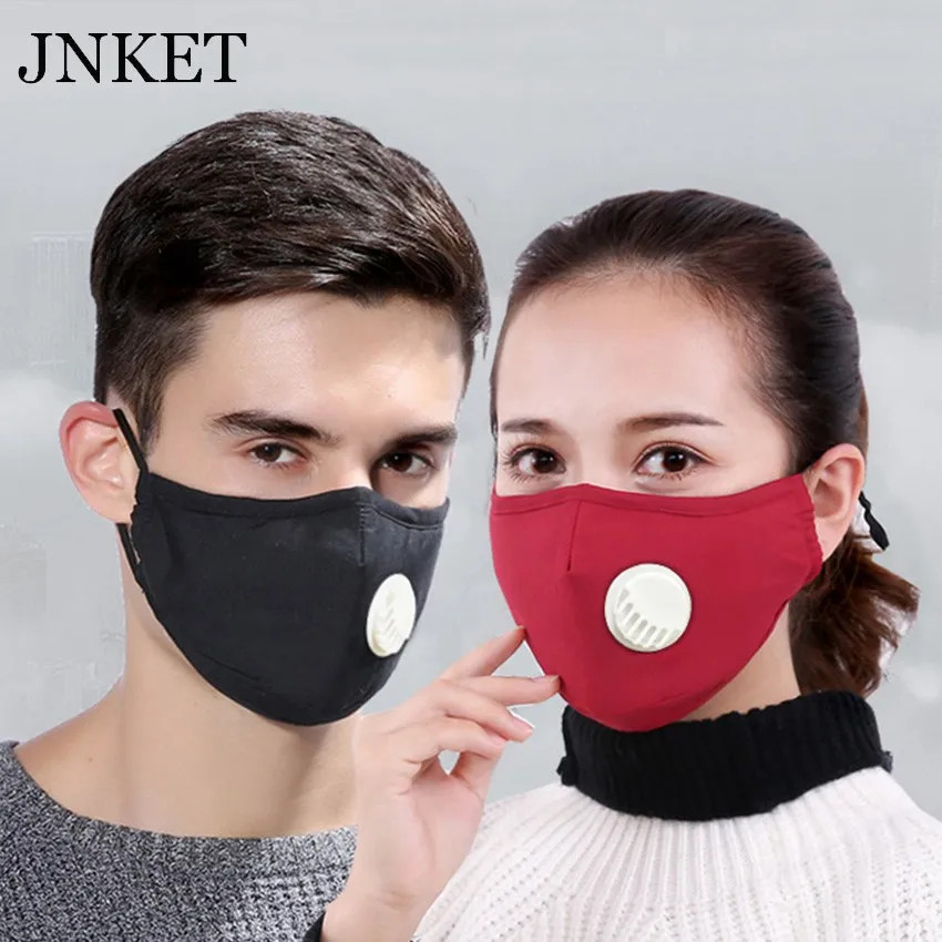 

JNKET Unisex Anti Pollution PM2.5 Mouth Mask Keep Warm Respirator Washable Reusable Masks Cotton Mouth Masks
