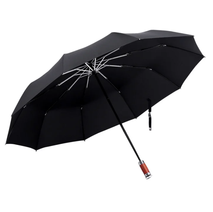Men's Business Automatic Umbrella Increase Ten Bone Windproof Gift Box Folding Can Be Customized LOGO12 | Дом и сад