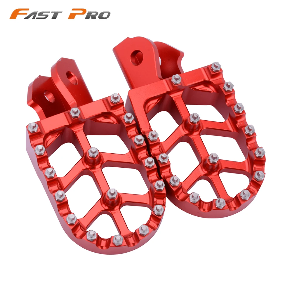 Заготовка MX подножки педали для HONDA CRF150F CRF230F CRF 150F 230F 2003-2009 2012-2017 17 2017 красный