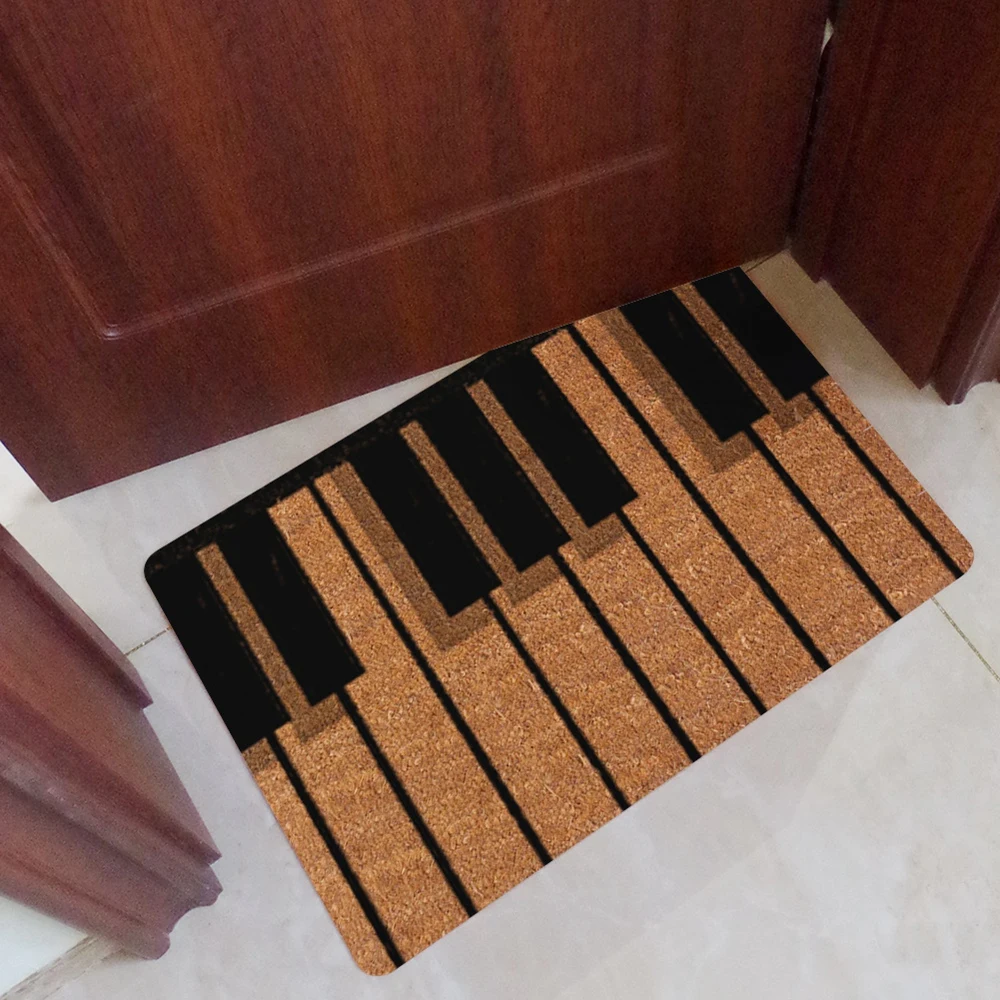 

Palm Letter Print Kitchen Mat Entrance Doormats Rubber Non Slip Absorbent Bath Mats Hallway Floor Cushion Modern Home Decor Pad