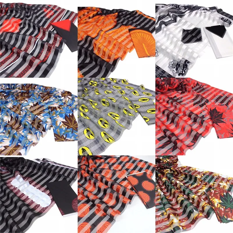 Лидер продаж кружевная ткань из органзы в стиле Гана 4 Ярда 2 ярда атласная