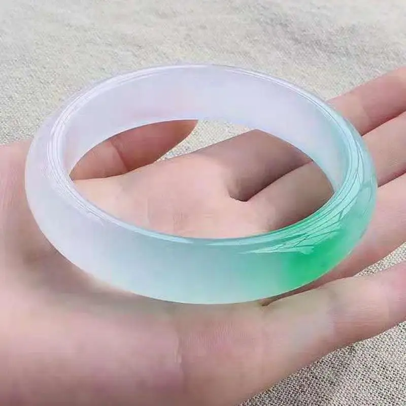 

Natural Jade Bracelet Genuine Certified Jade Bangles Hand-carved Jewelry Lucky Amulet Gifts For Women And Men Jade Accessories