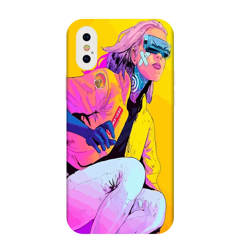 

Avant Garde punk style phone case for iphone 12 11 pro max xs 8 plus 7 xiaomi 11 huawei p50 Pro mate 40 honor 20 Pro back cover
