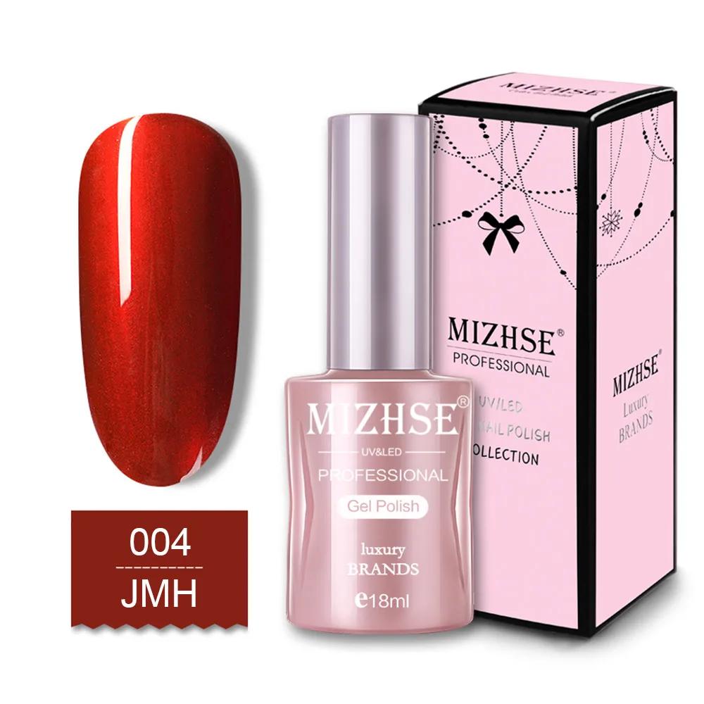 MIZHSE металлический зеркальный эффект лак для ногтей Ge Need Серебристая основа красный цвет УФ лак для ногтей металлический яркий акриловый цвет клей для ногтей Гель-лак - Цвет: 4