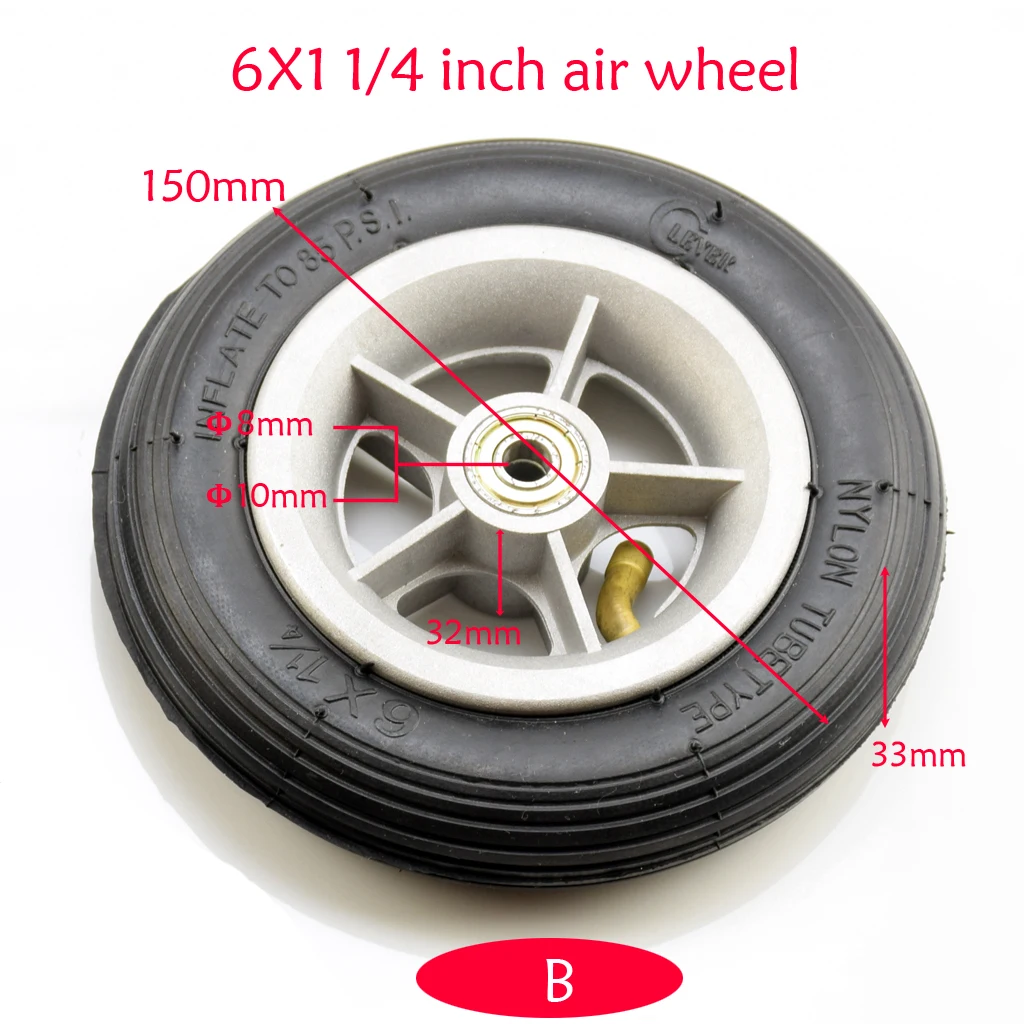 Электрический Скутер колеса 5-дюймовый 6-дюймовый 6x2 передний паром универсальное