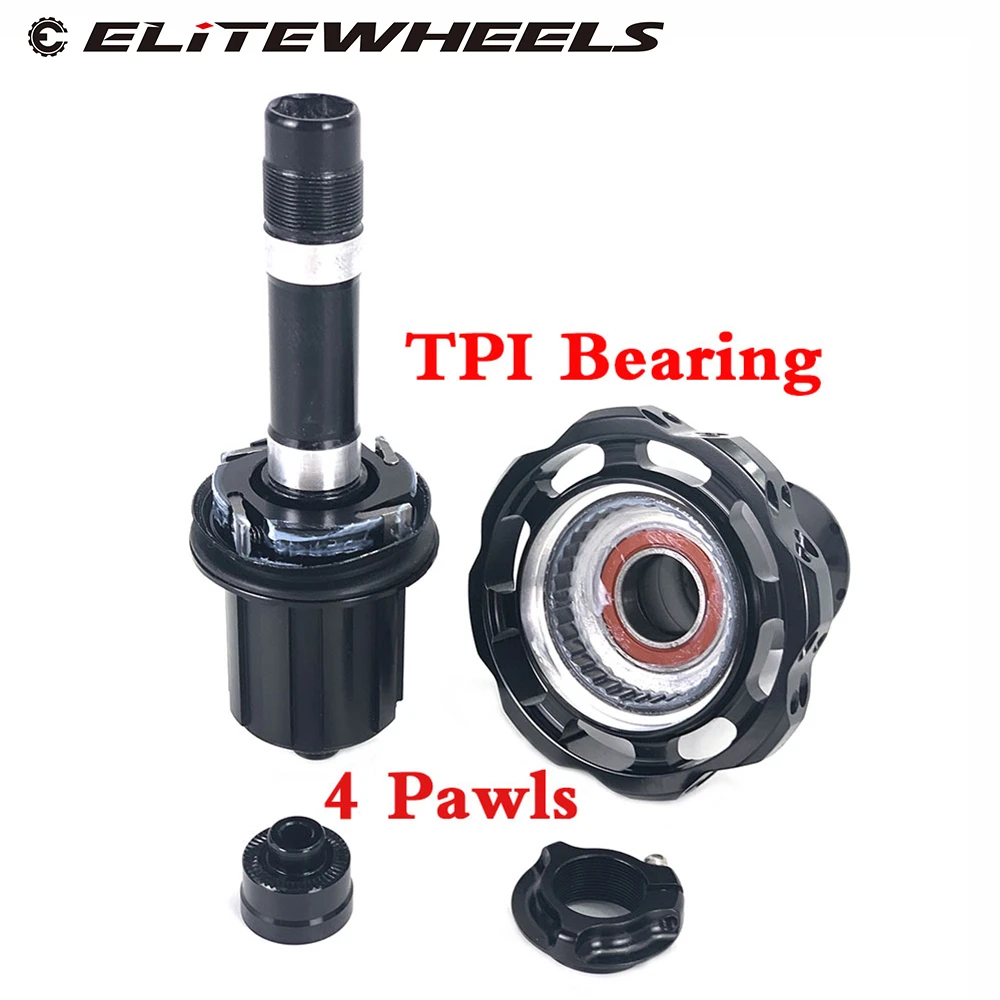 ELITEWHEELS R06 дорожный велосипед TPI подшипник прямой тяга 4 пешки ступица передний QR100mm