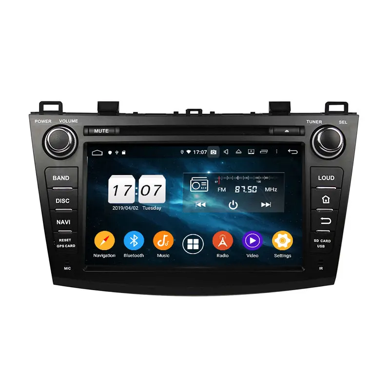 Автомагнитола 2 Din для MAZDA 3 9 0 2009 мультимедийный проигрыватель + 16 ГБ 4 32 64 8 дюймов