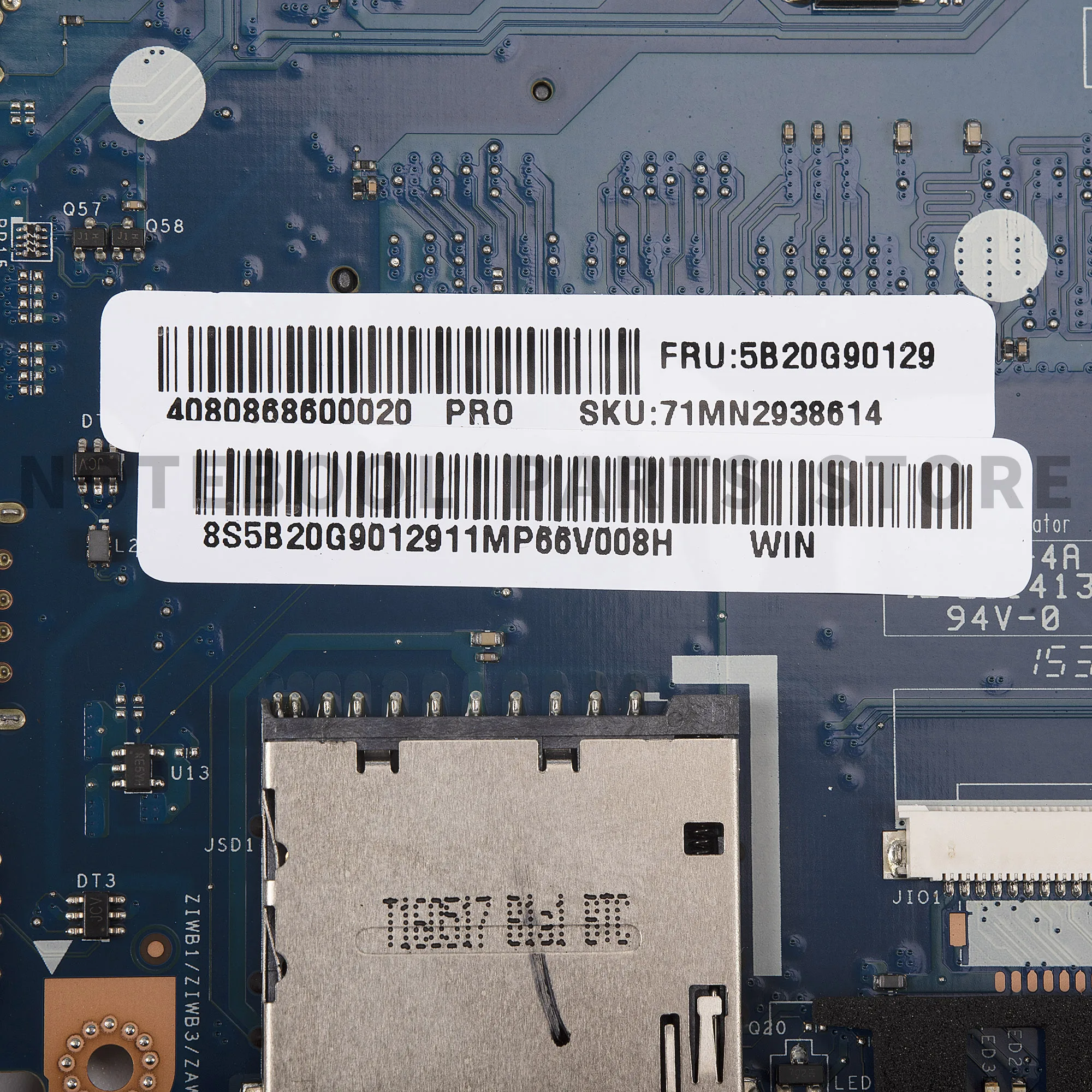 Материнская плата для ноутбука Lenovo B50-30 Laptop N3540 CPU ZIWB0/B1/E0 REV: 1 0 LA-B102P 5B20G90129 полностью