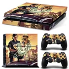 Стикеры для консоли Sony PlayStation 4 и 2 контроллера, виниловые наклейки на кожу PS4 Grand Theft Auto V GTA 5