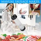 Ручные наполнители для сосисок, мяса, машина для колбасы, наполнитель для мяса, ручные машины для сосисок, устройство для приготовления пищи, Набор насадок-воронок
