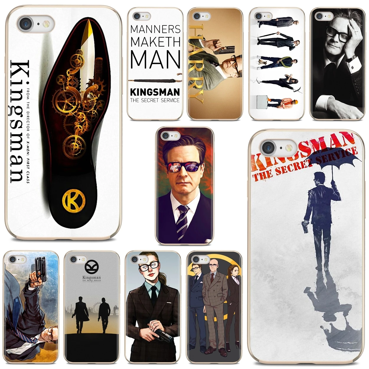 Мягкий чехол из ТПУ для Huawei Y6 Y5 2019 Xiaomi Redmi Note 4 5 6 7 8 Pro Mi A1 A2 A3 6X 5X 7A Kingsman Гарри