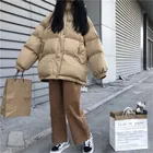 Куртка женская зимняя с хлопковой подкладкой, с капюшоном, свободная, 2021