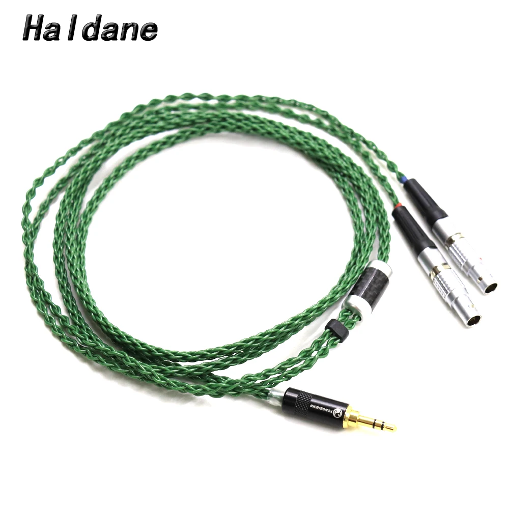 

Haldane DIY OCC Copper Silver Plated HIFI For Focal Utopia ELEAR 4Pin XLR 2.5/4.4MM Balance Headphone Replacement Upgrade Cable