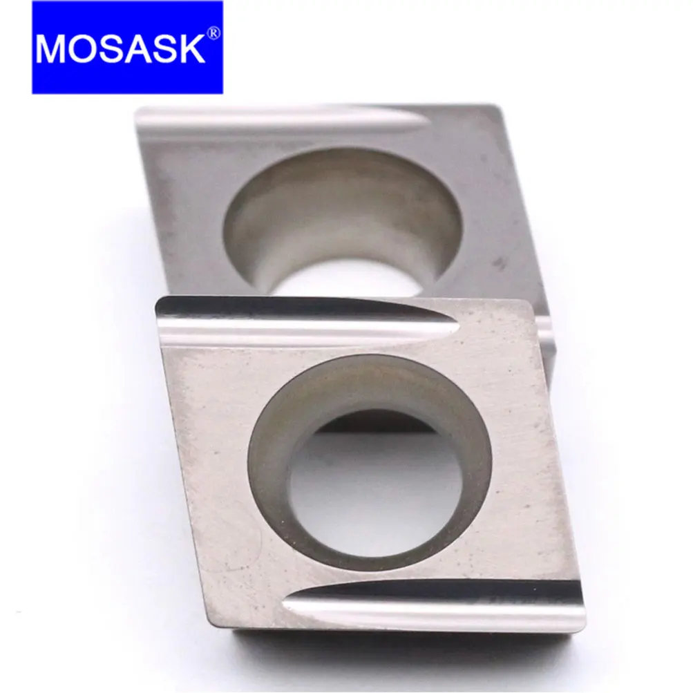 MOSASK CCGT 10 шт. CCGT06 09 U ZN90 токарный станок с ЧПУ режущий инструмент обработка тонкой