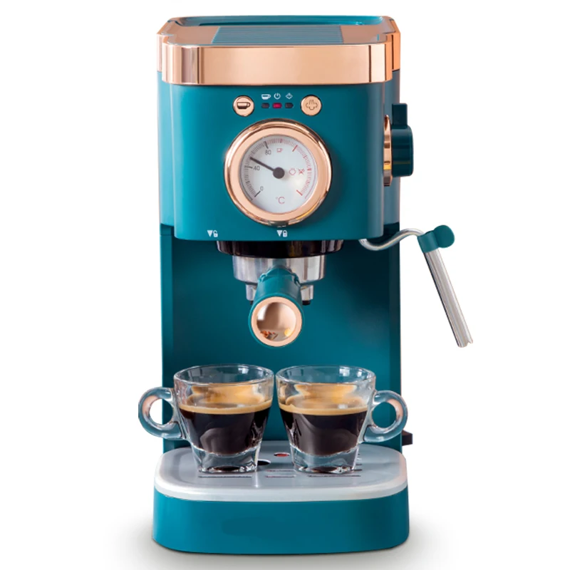 

Brand New Retro High-Pressure Fast Extraction Coffee Machine Home Small Ltalian Semi-Automatic Steam Milk Froth Coffee Machine