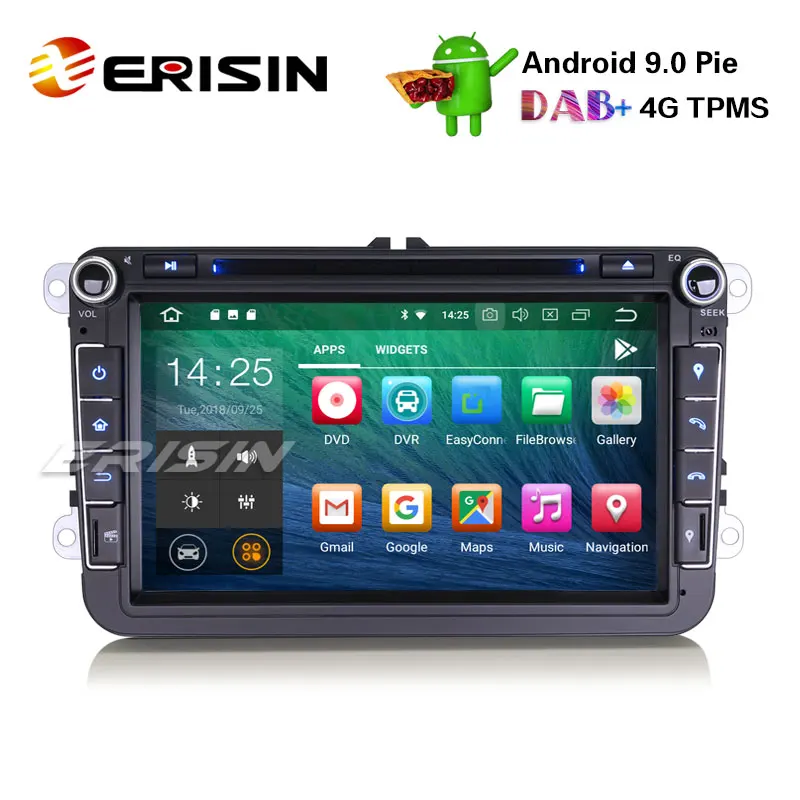 Erisin ES4815V 8 &quotDAB + OPS автомобильный стерео Android 9 0 для VW Golf Passat Tiguan сиденье Polo Skoda GPS